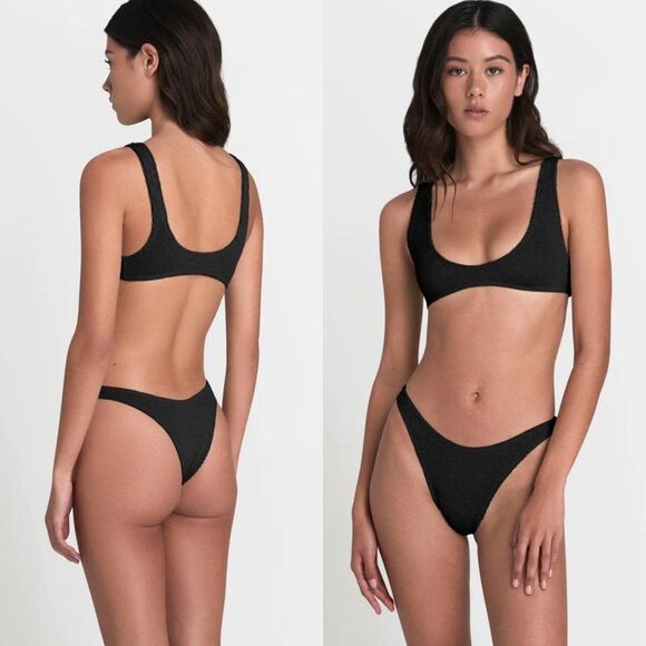 BOUND by Bond-Eye Australia Black Eco SINNER Bikini Bottom NEW NWT - Picture 1 of 12